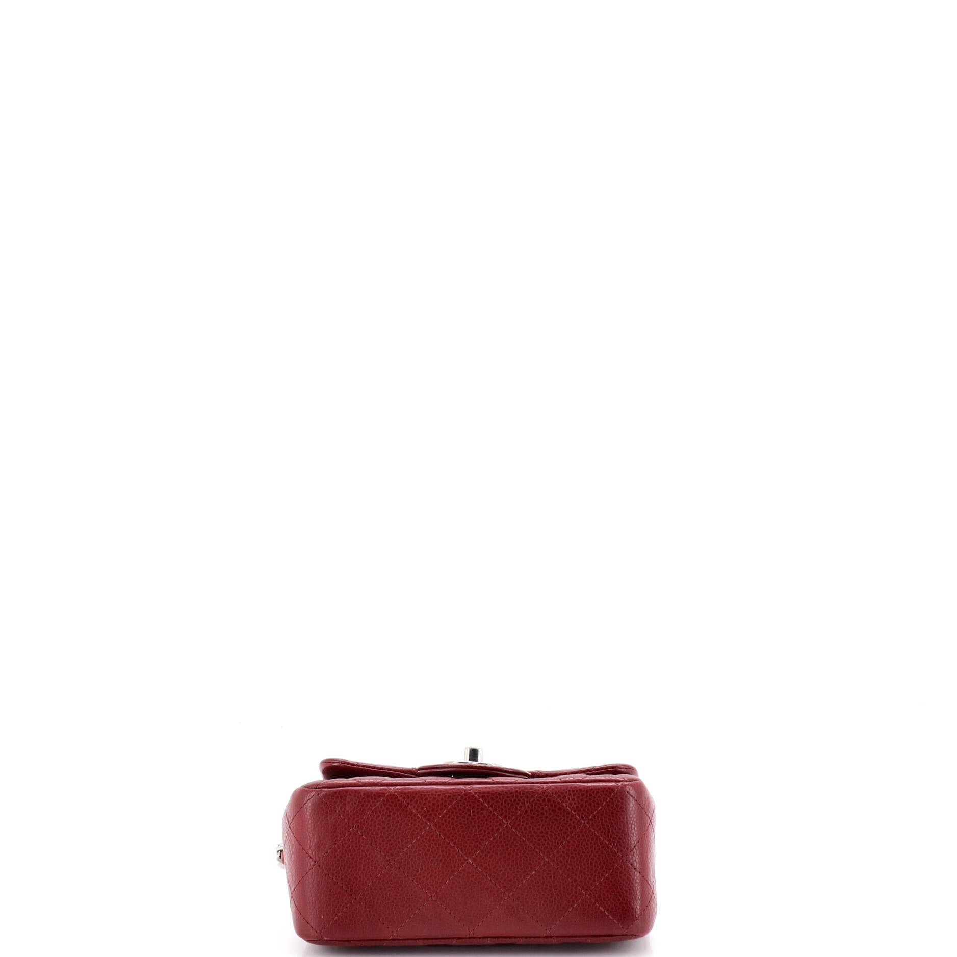 Vintage Square Classic Single Flap Bag Quilted Caviar Mini