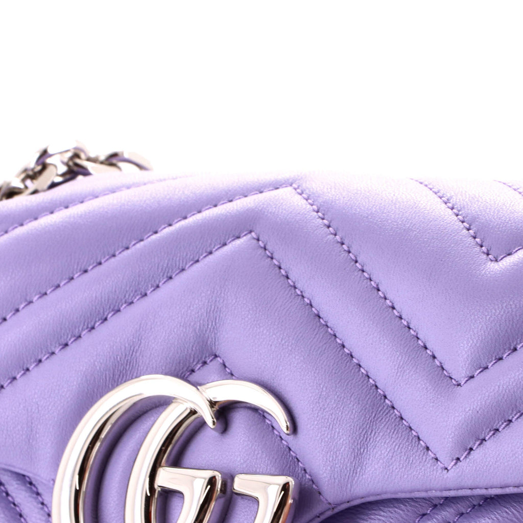 GG Marmont Flap Bag Matelasse Leather Mini