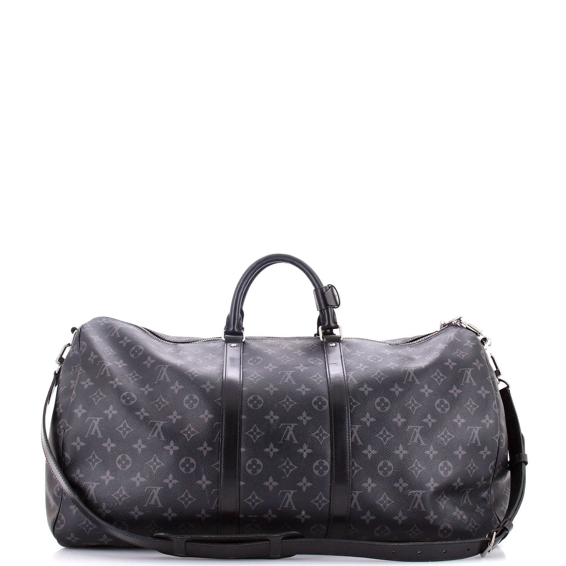 Keepall Bandouliere Bag Monogram Eclipse Canvas 55