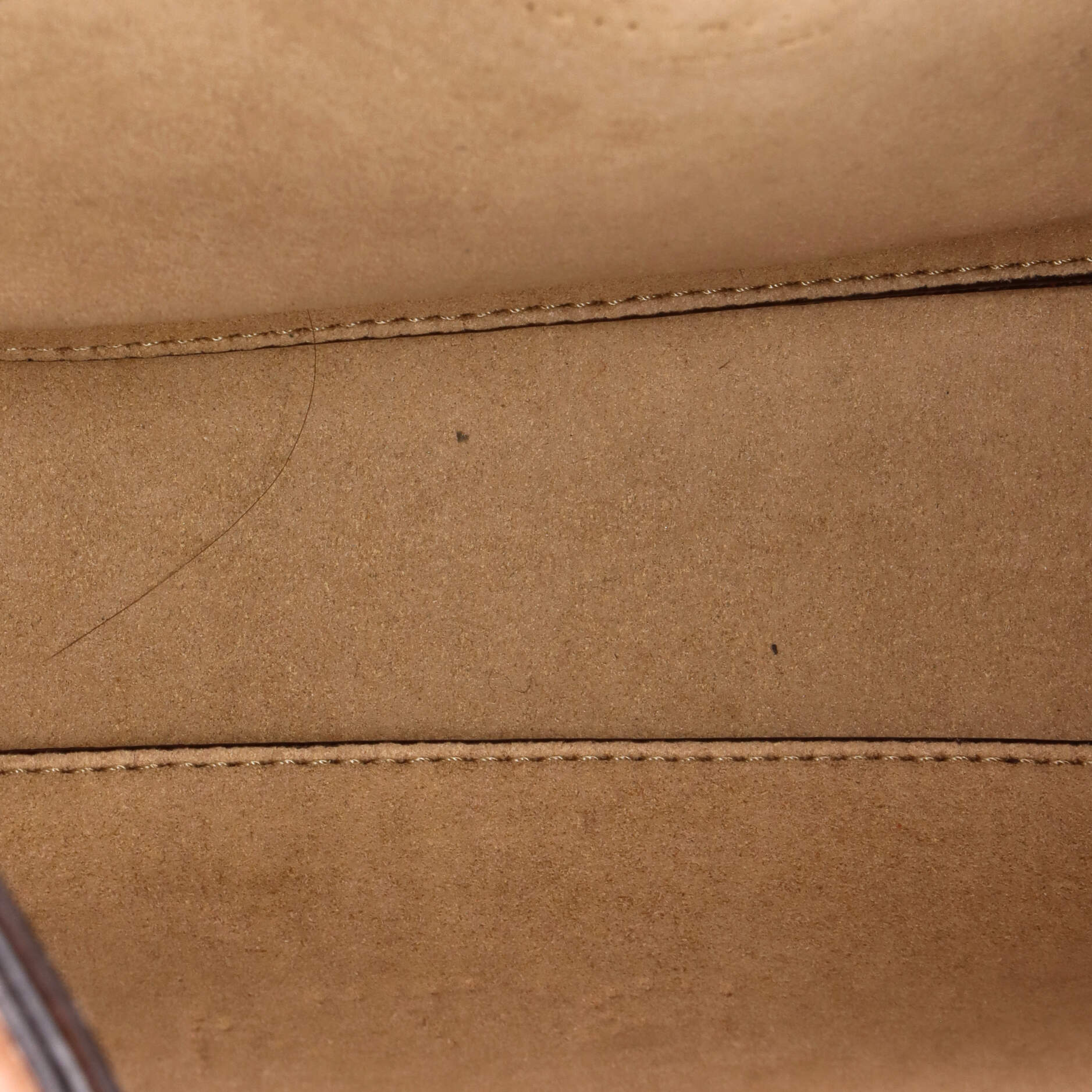 Logo Crossbody Bag Perforated Faux Leather Mini