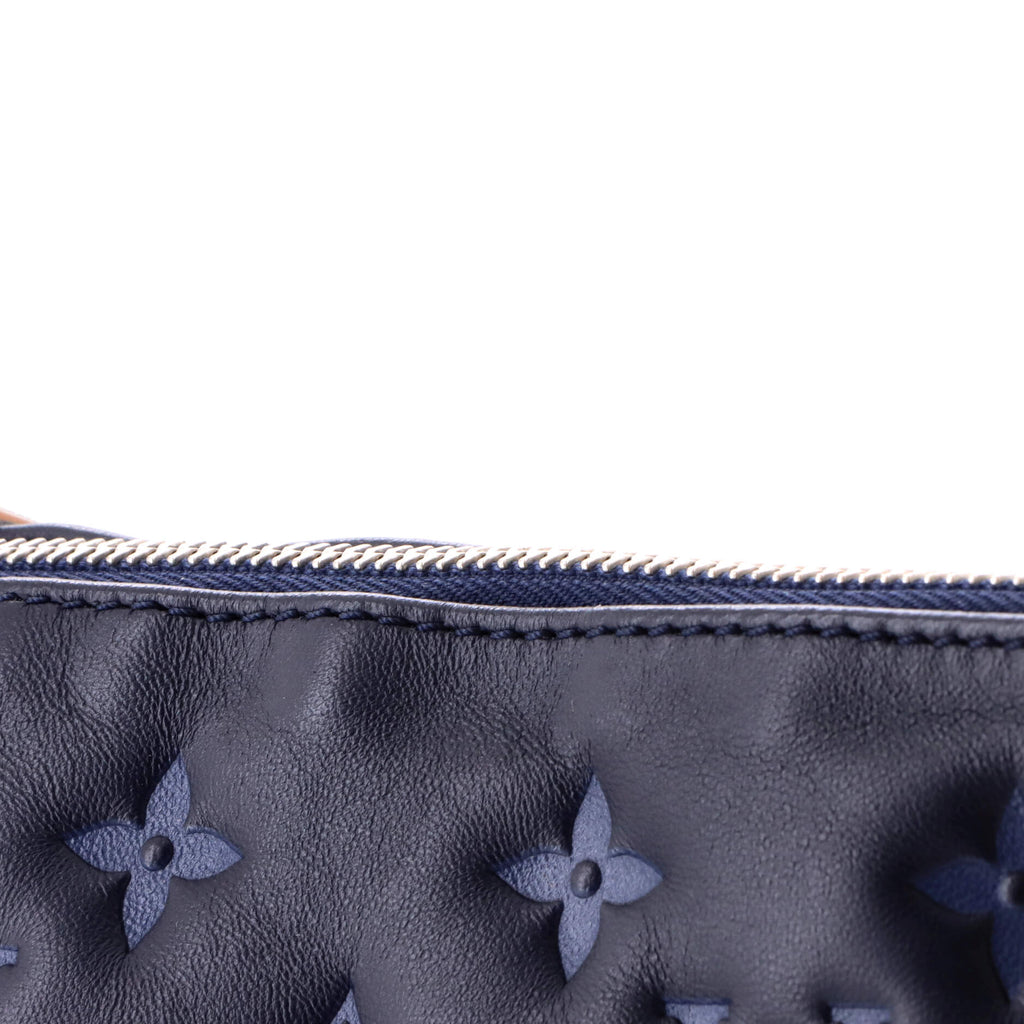 Coussin Bag Monogram Embossed Lambskin PM