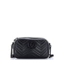 GG Marmont Monochrome Shoulder Bag Matelasse Leather Small