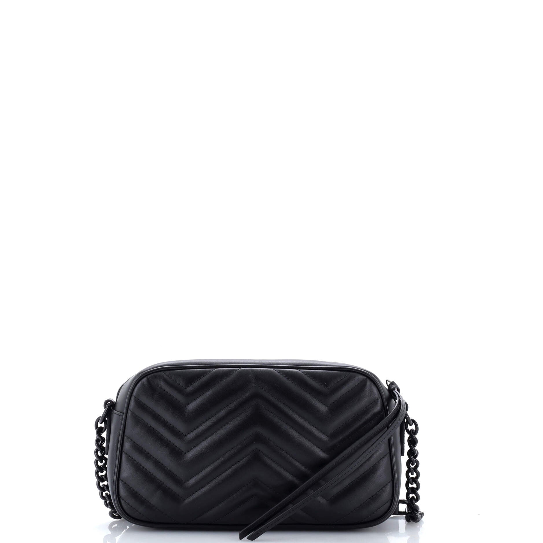 GG Marmont Monochrome Shoulder Bag Matelasse Leather Small