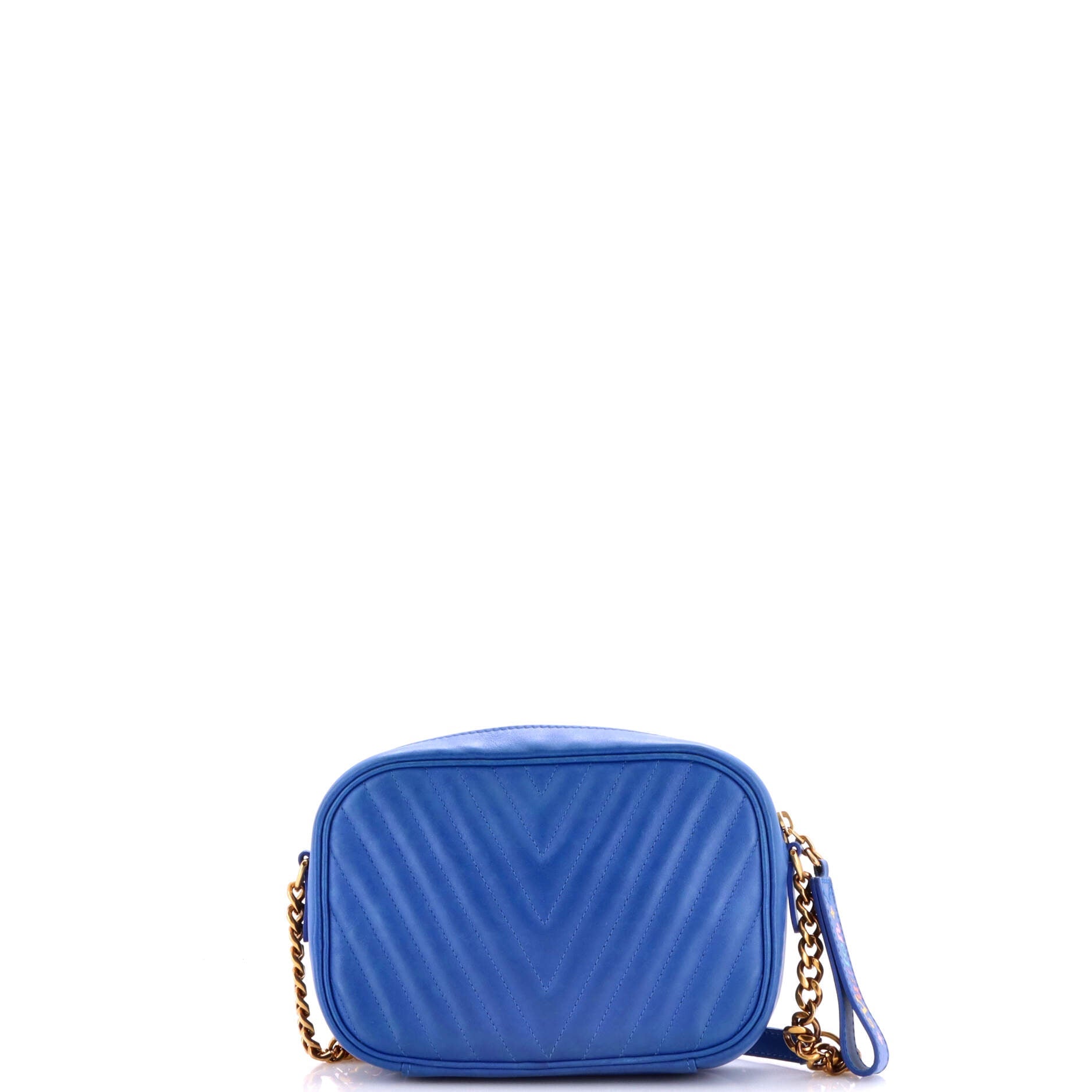 New Wave Camera Bag Quilted Leather