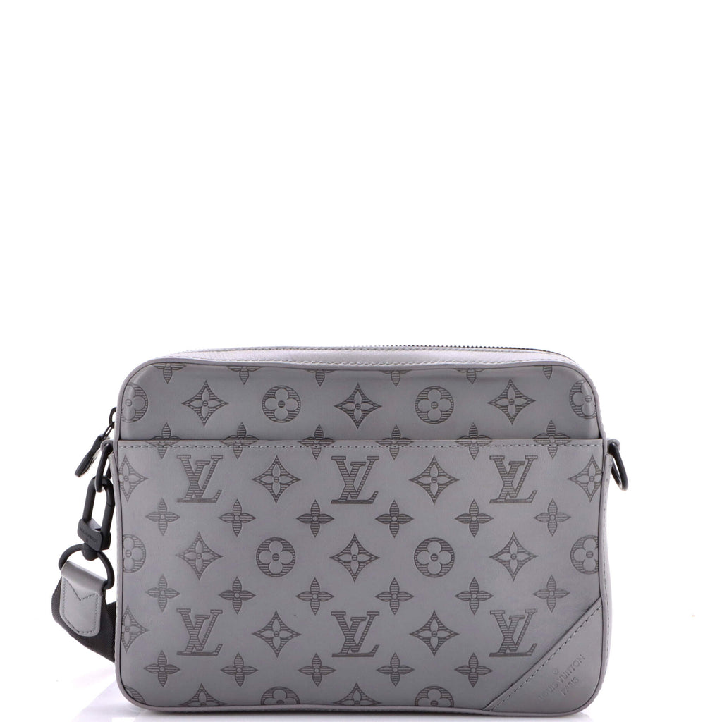 Duo Messenger Bag Monogram Shadow Leather