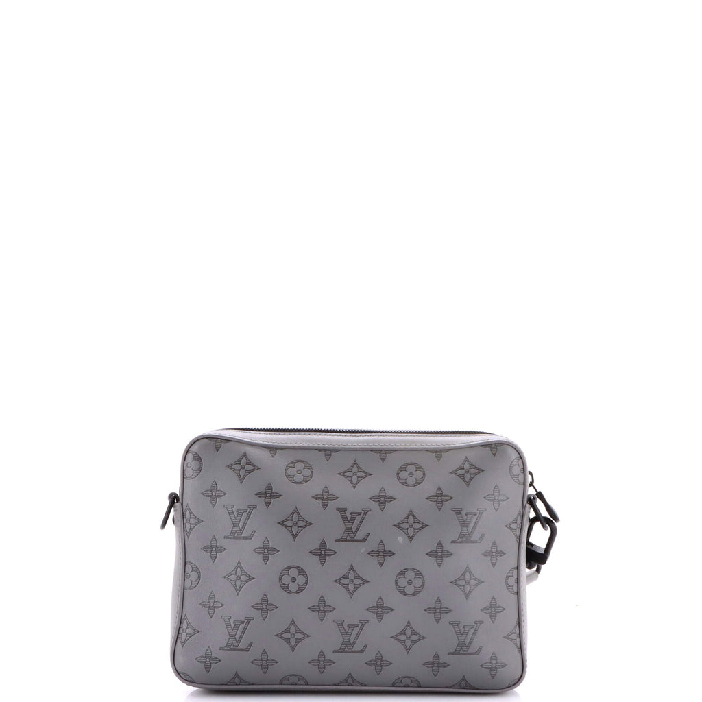 Duo Messenger Bag Monogram Shadow Leather