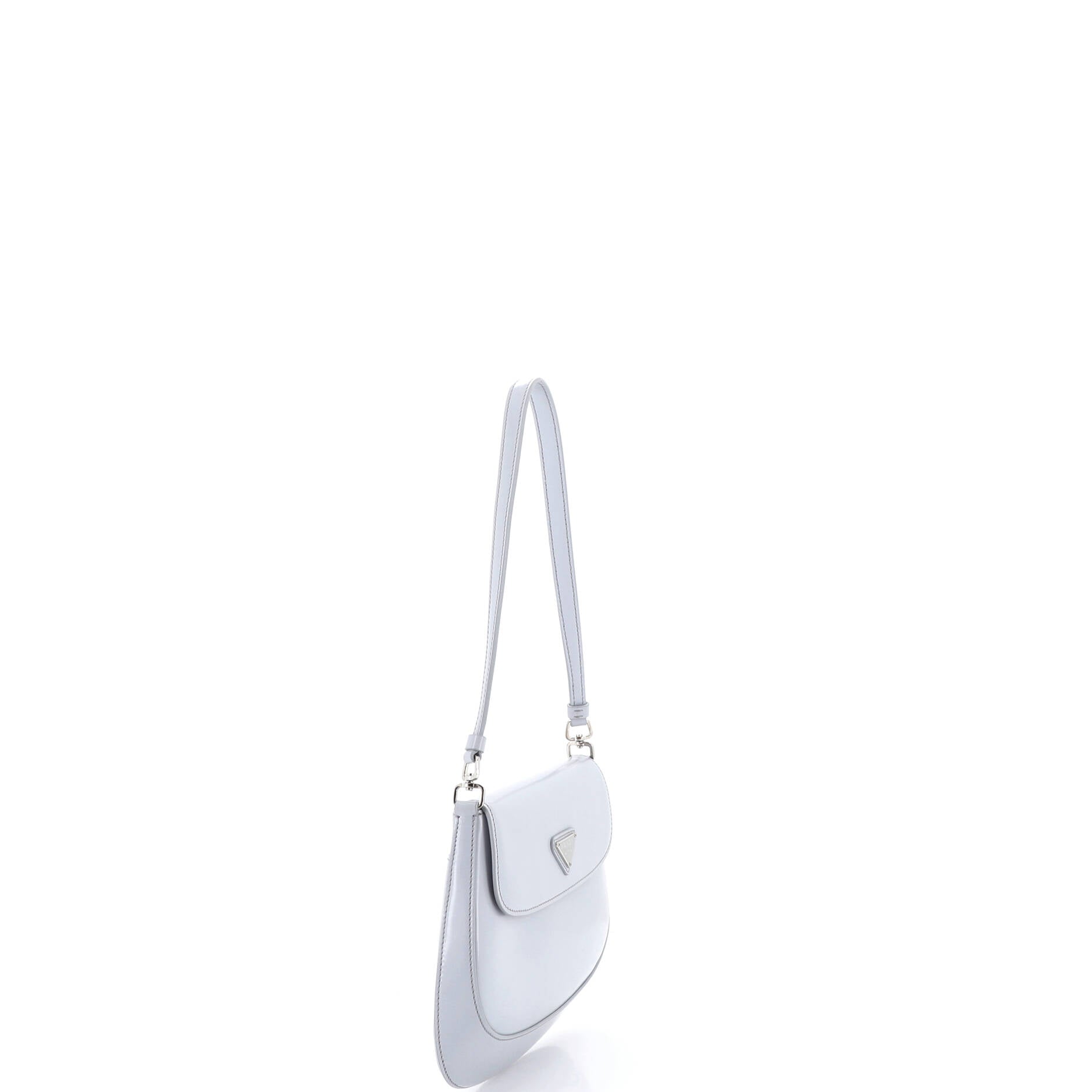 Cleo Flap Shoulder Bag Spazzolato Leather Small