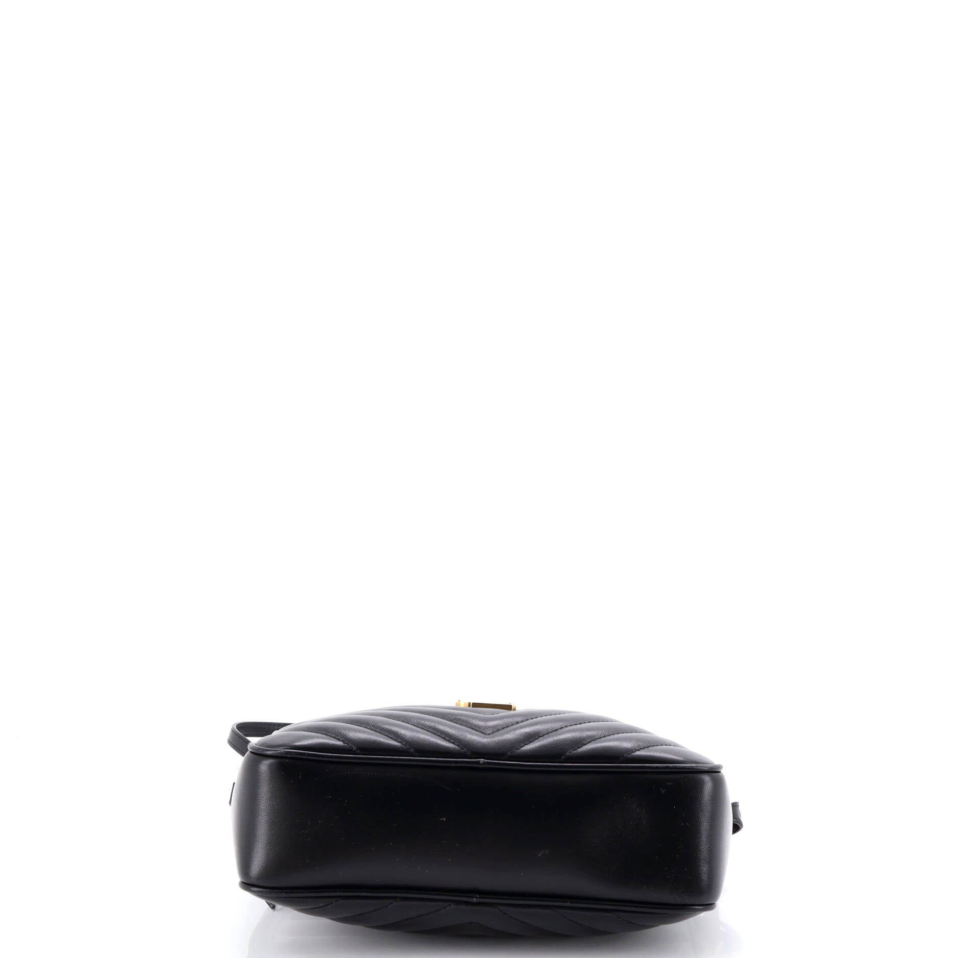 Lou Camera Bag Matelasse Chevron Leather Small