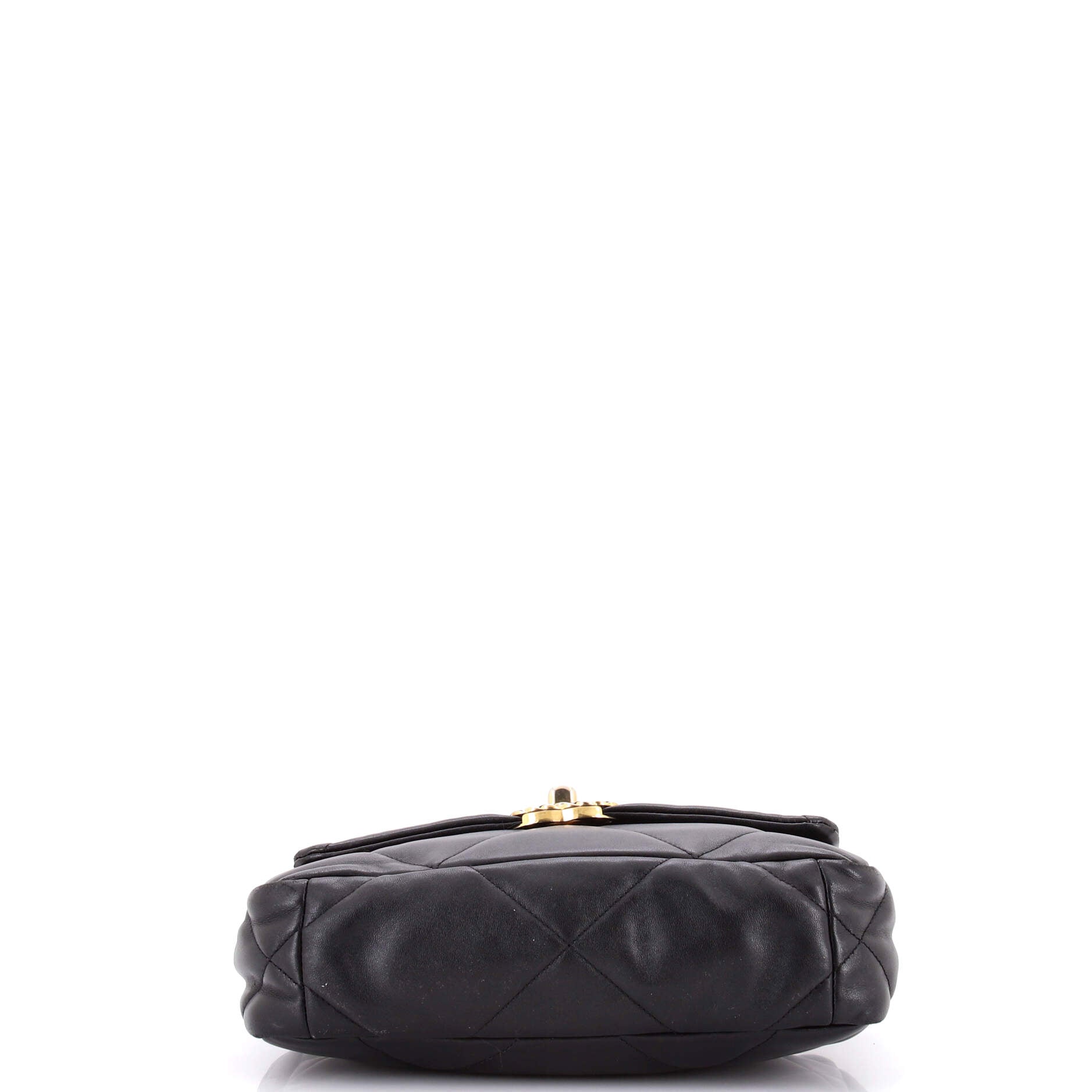 19 Flap Bag Quilted Leather Medium
