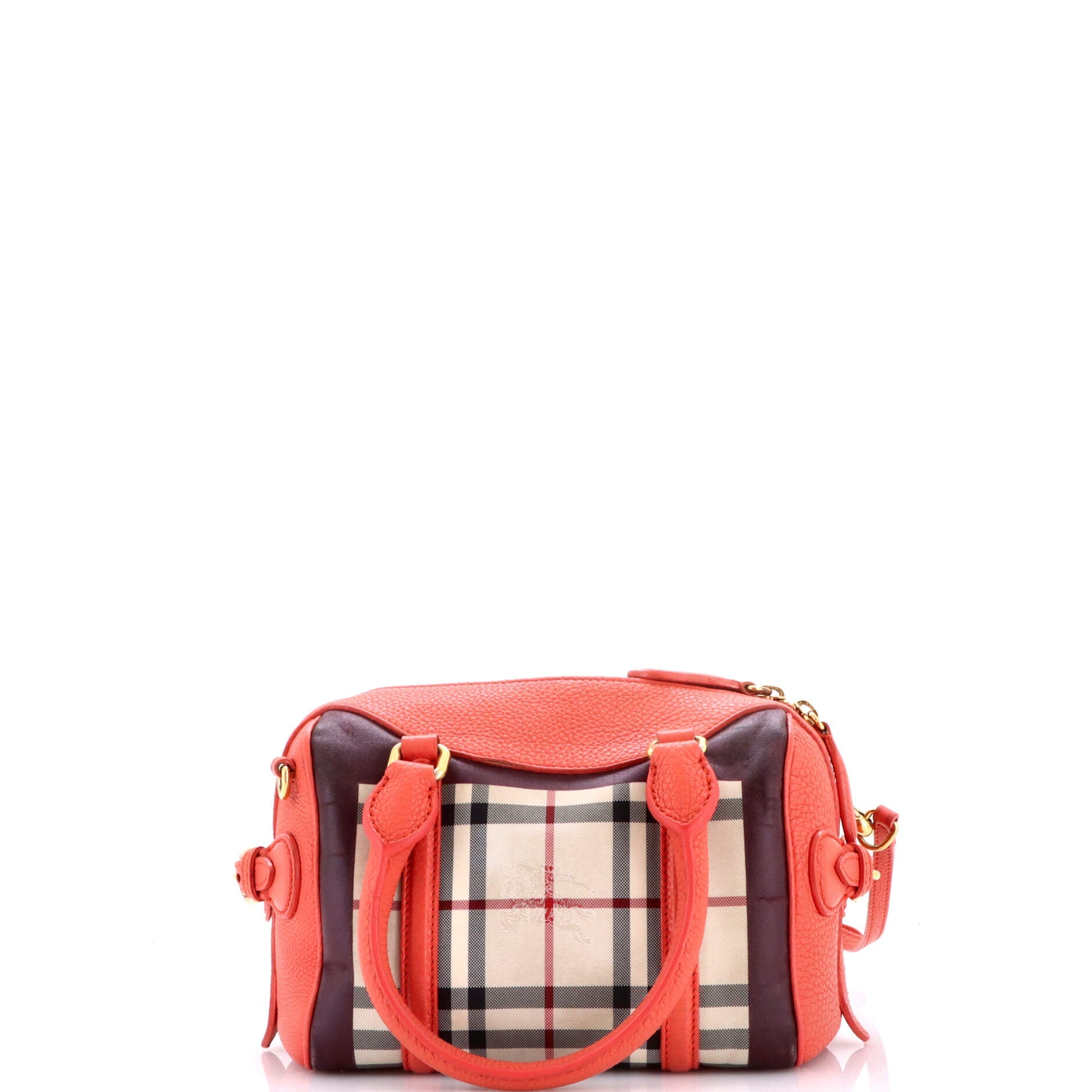 Alchester Convertible Satchel House Check Canvas Small