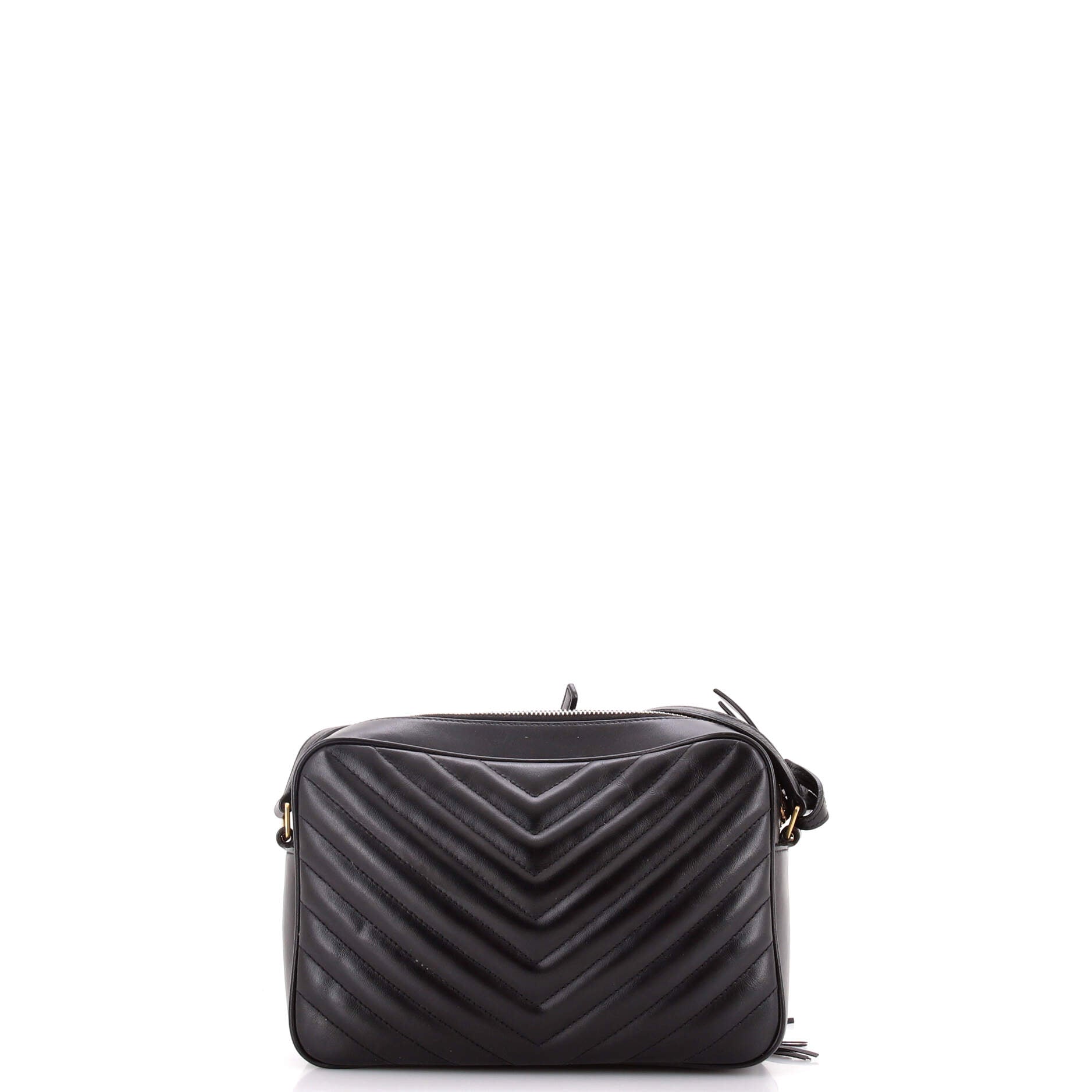 Lou Camera Bag Matelasse Chevron Leather Small