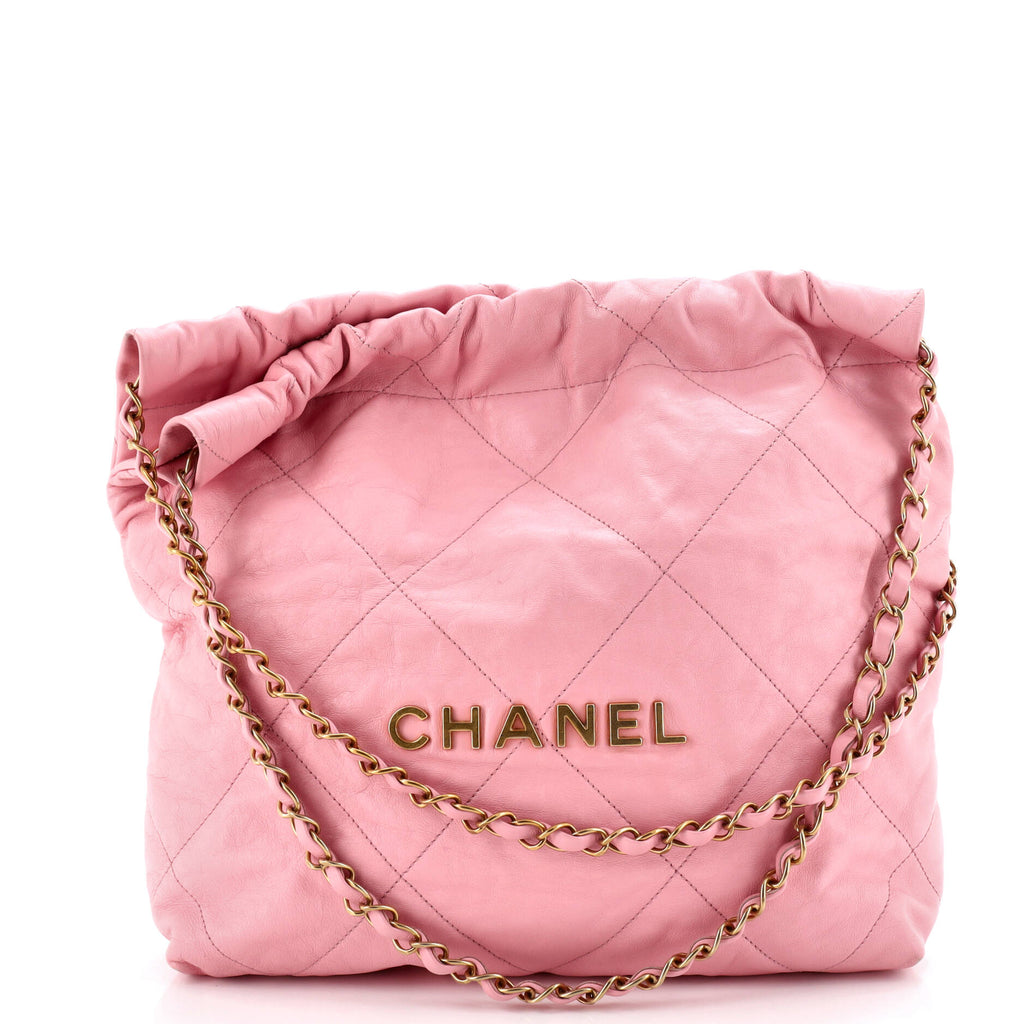 22 Chain Hobo Quilted Calfskin Small