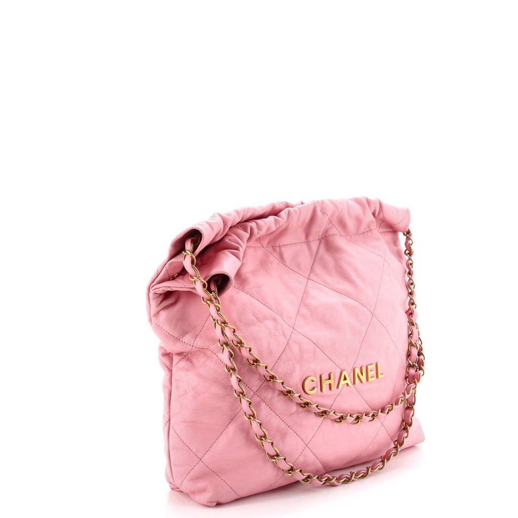 22 Chain Hobo Quilted Calfskin Small