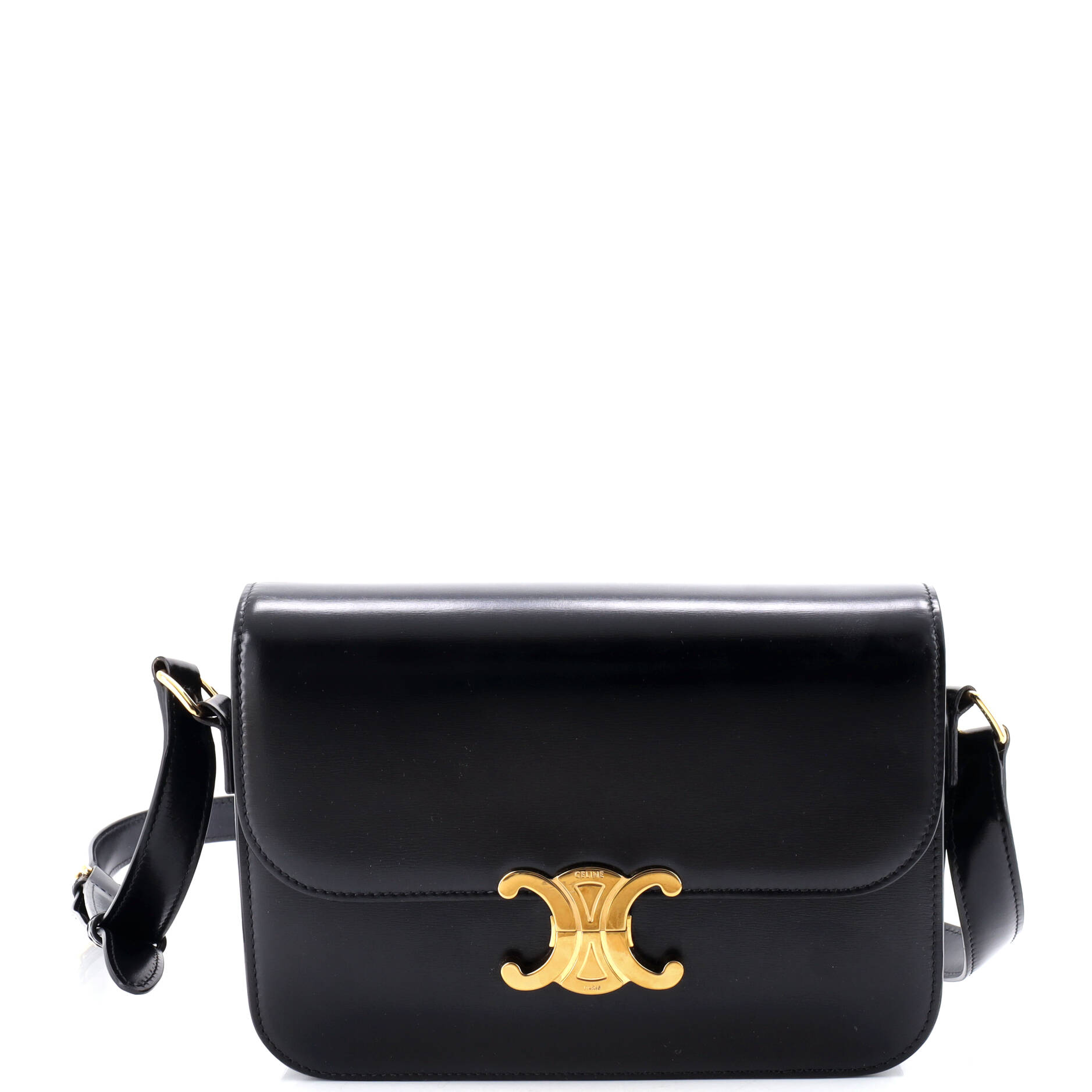 Triomphe Shoulder Bag Smooth Calfskin Medium