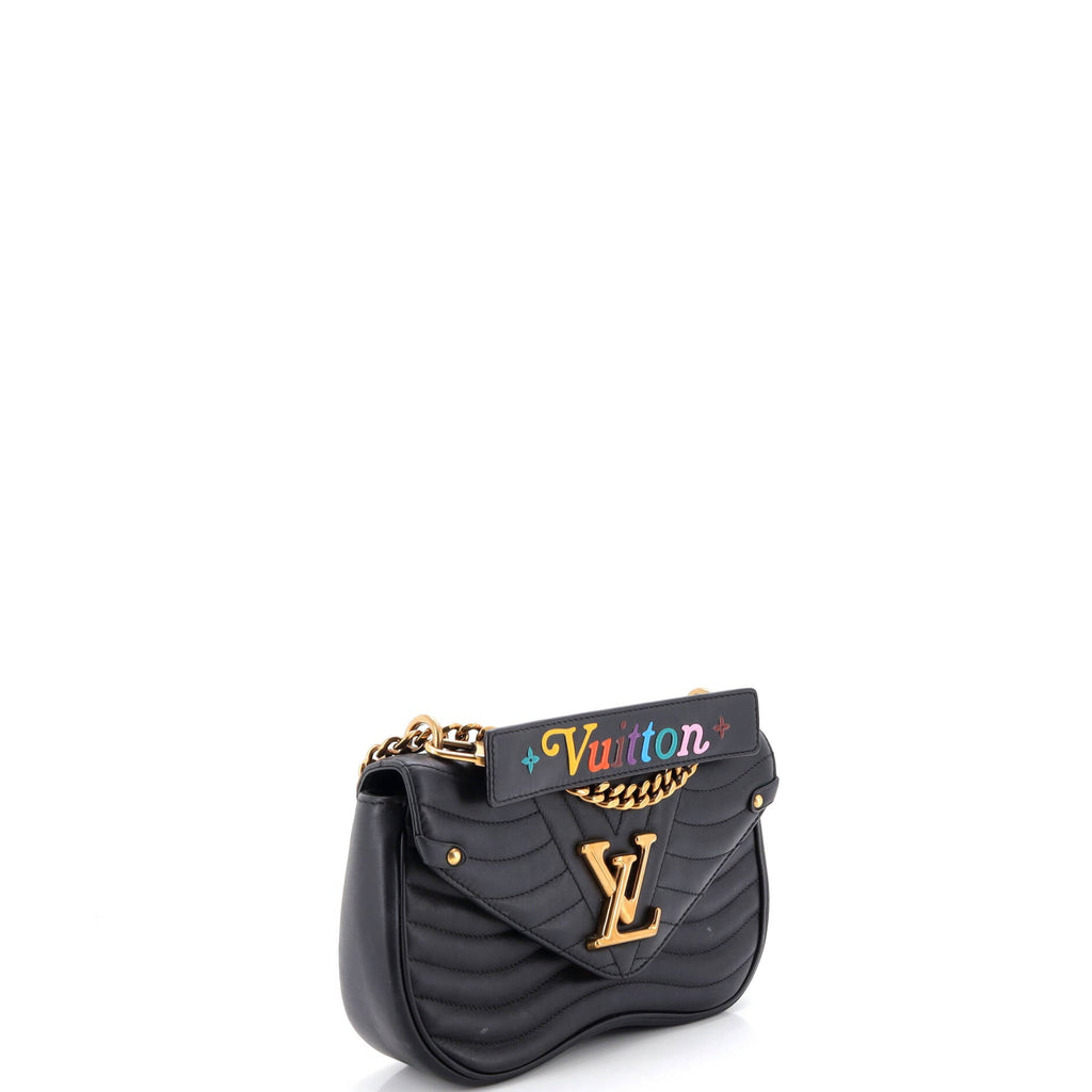 New Wave Chain Bag Quilted Leather MM