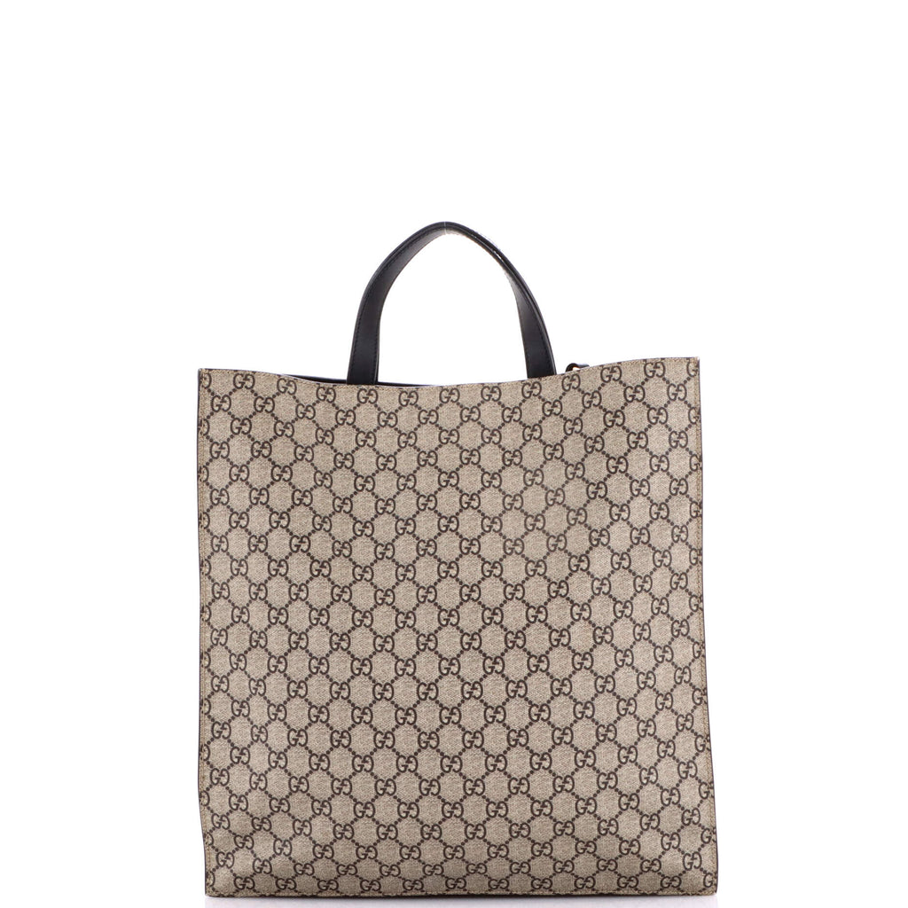Convertible Soft Open Tote Printed GG Coated Canvas Tall