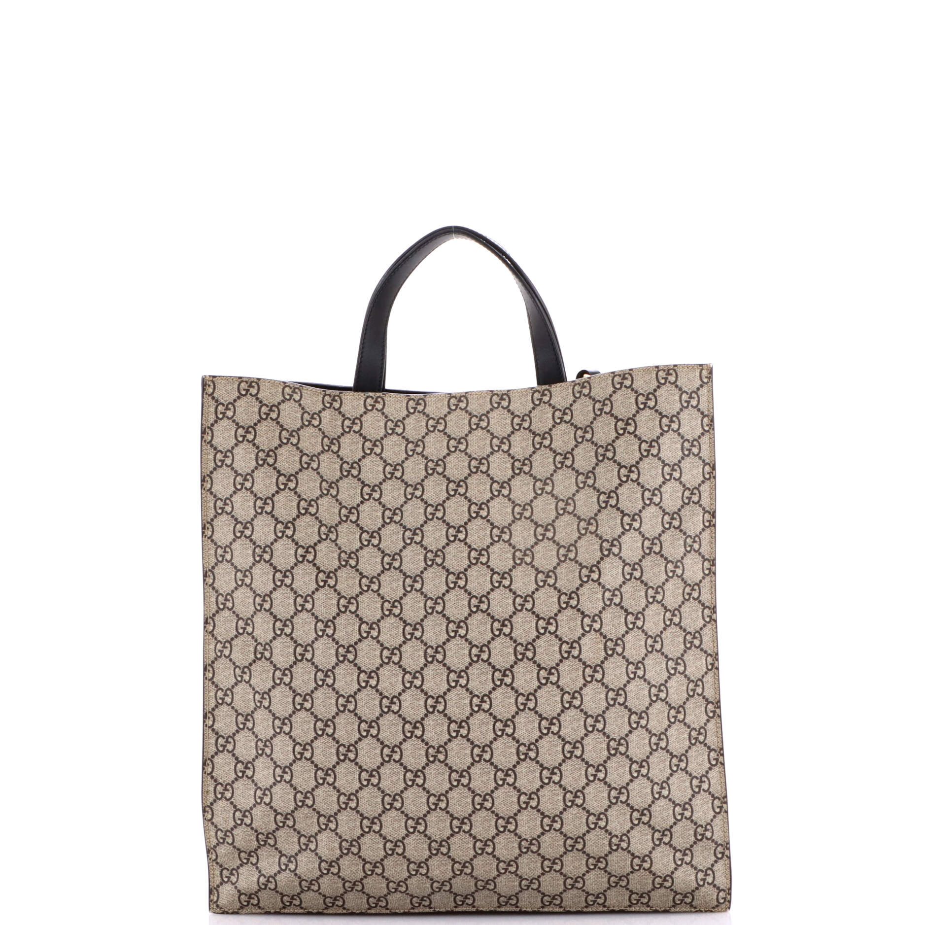 Convertible Soft Open Tote Printed GG Coated Canvas Tall