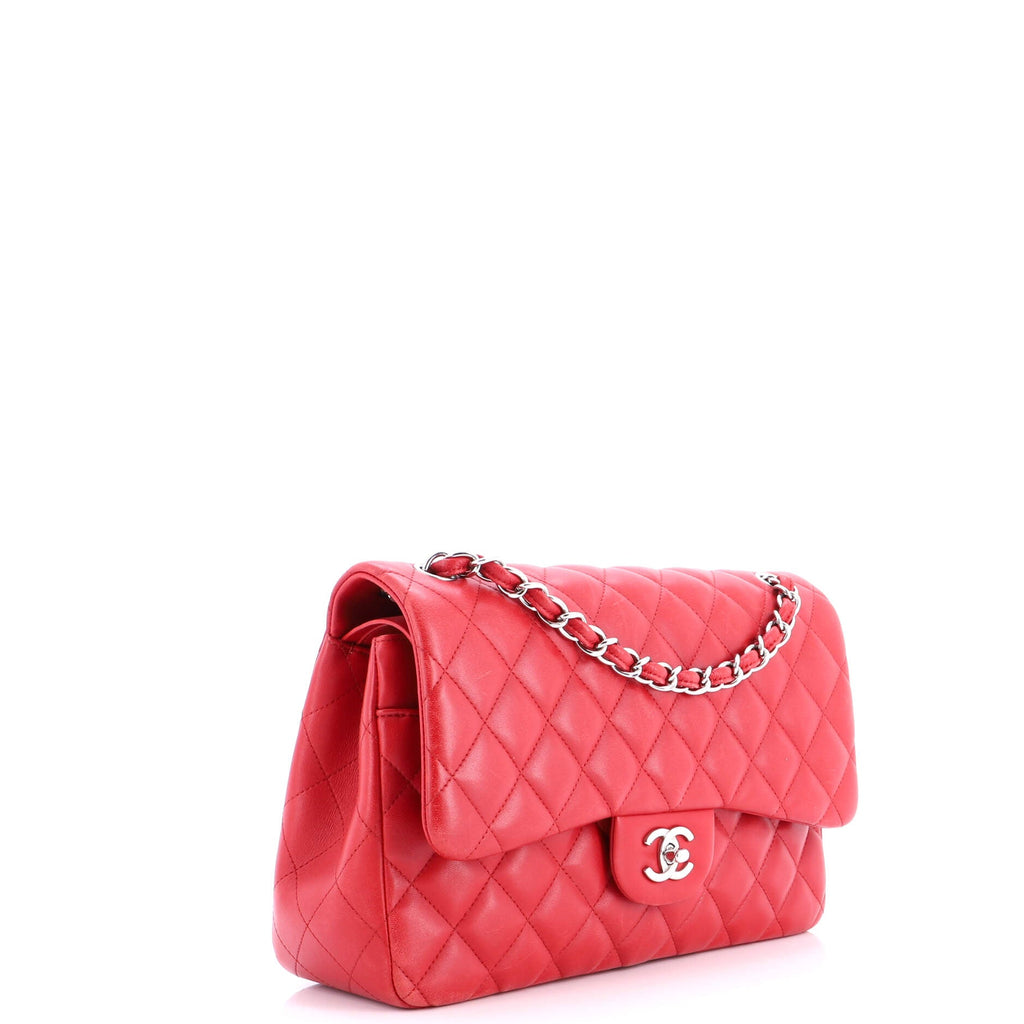Classic Double Flap Bag Quilted Lambskin Jumbo