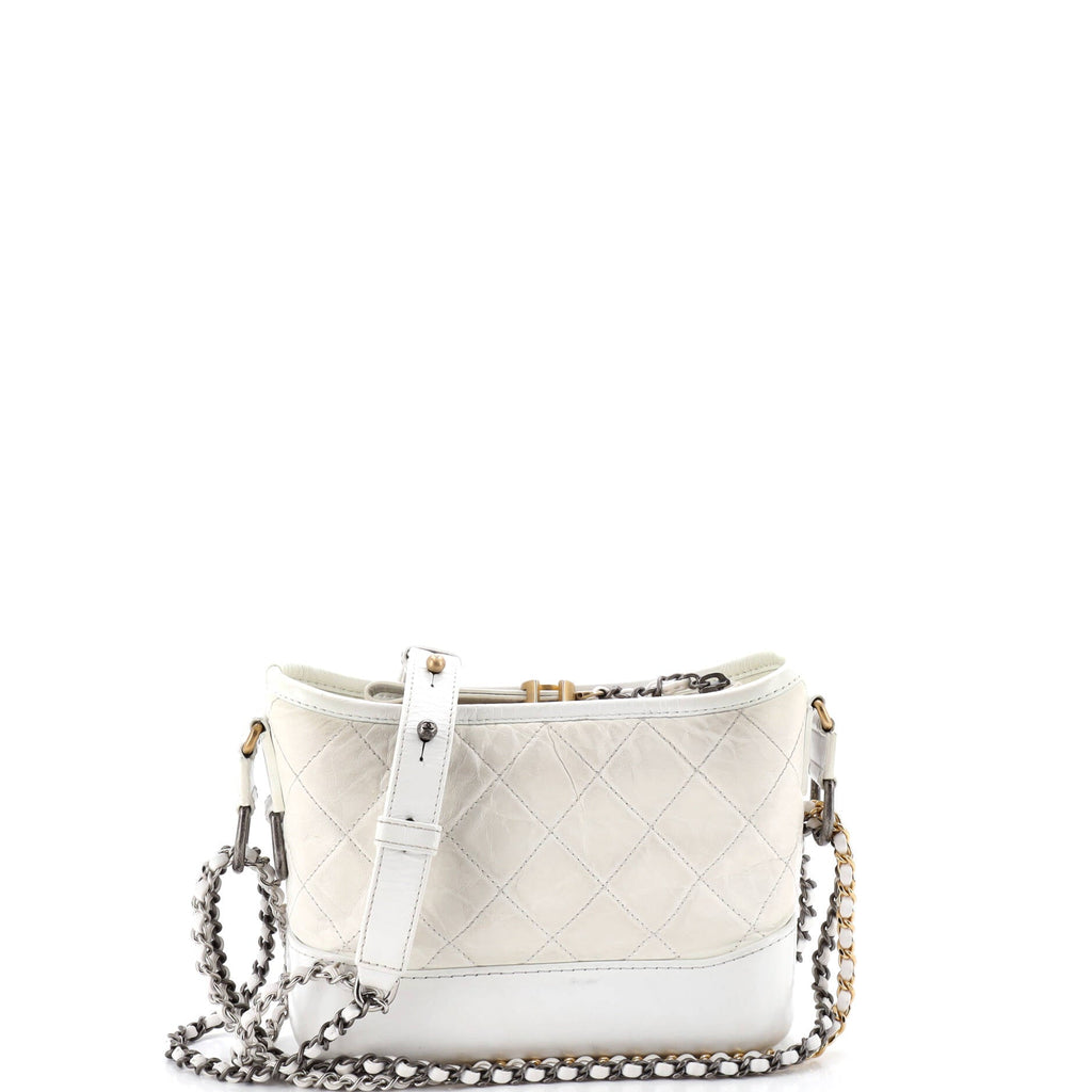 Gabrielle Hobo Quilted Aged Calfskin Small