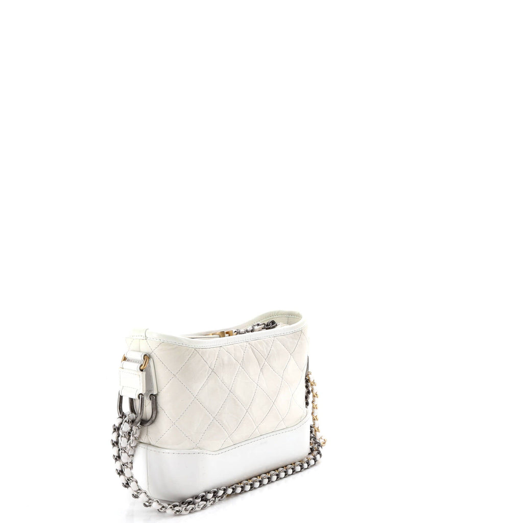 Gabrielle Hobo Quilted Aged Calfskin Small