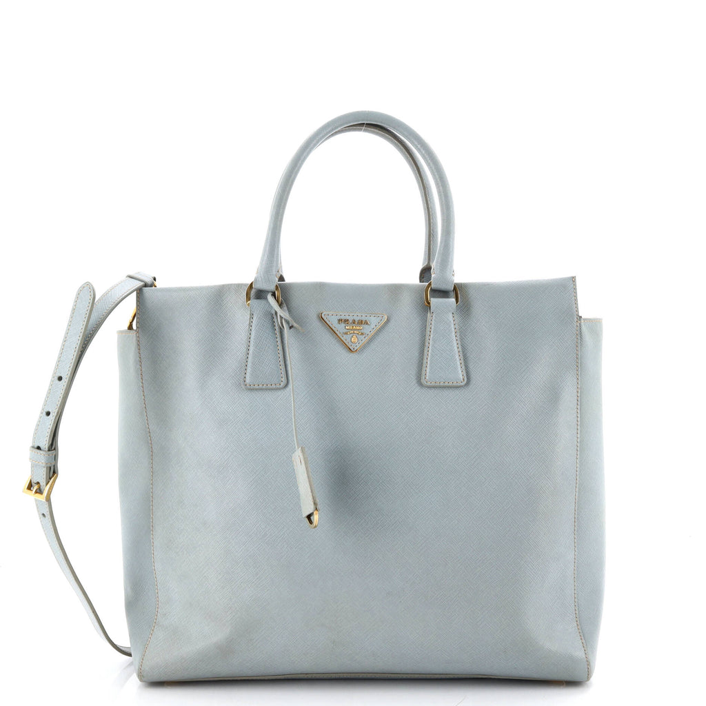 Convertible Open Tote Saffiano Leather Medium