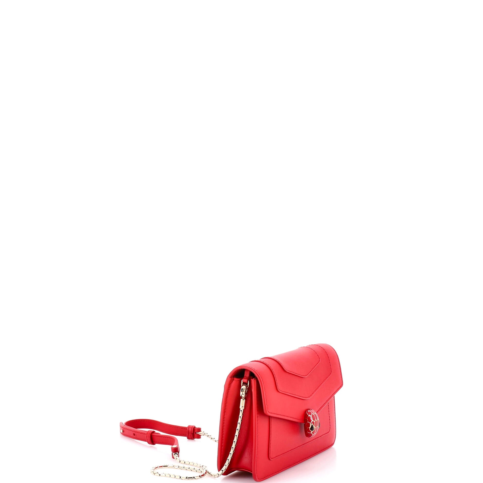 Serpenti Forever East West Shoulder Bag Leather Small