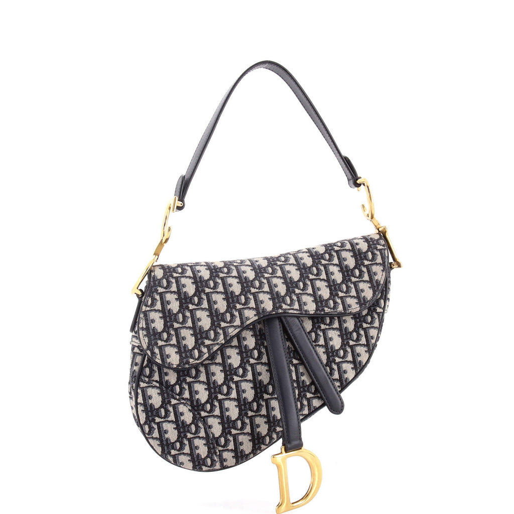 Saddle Handbag Oblique Canvas Medium