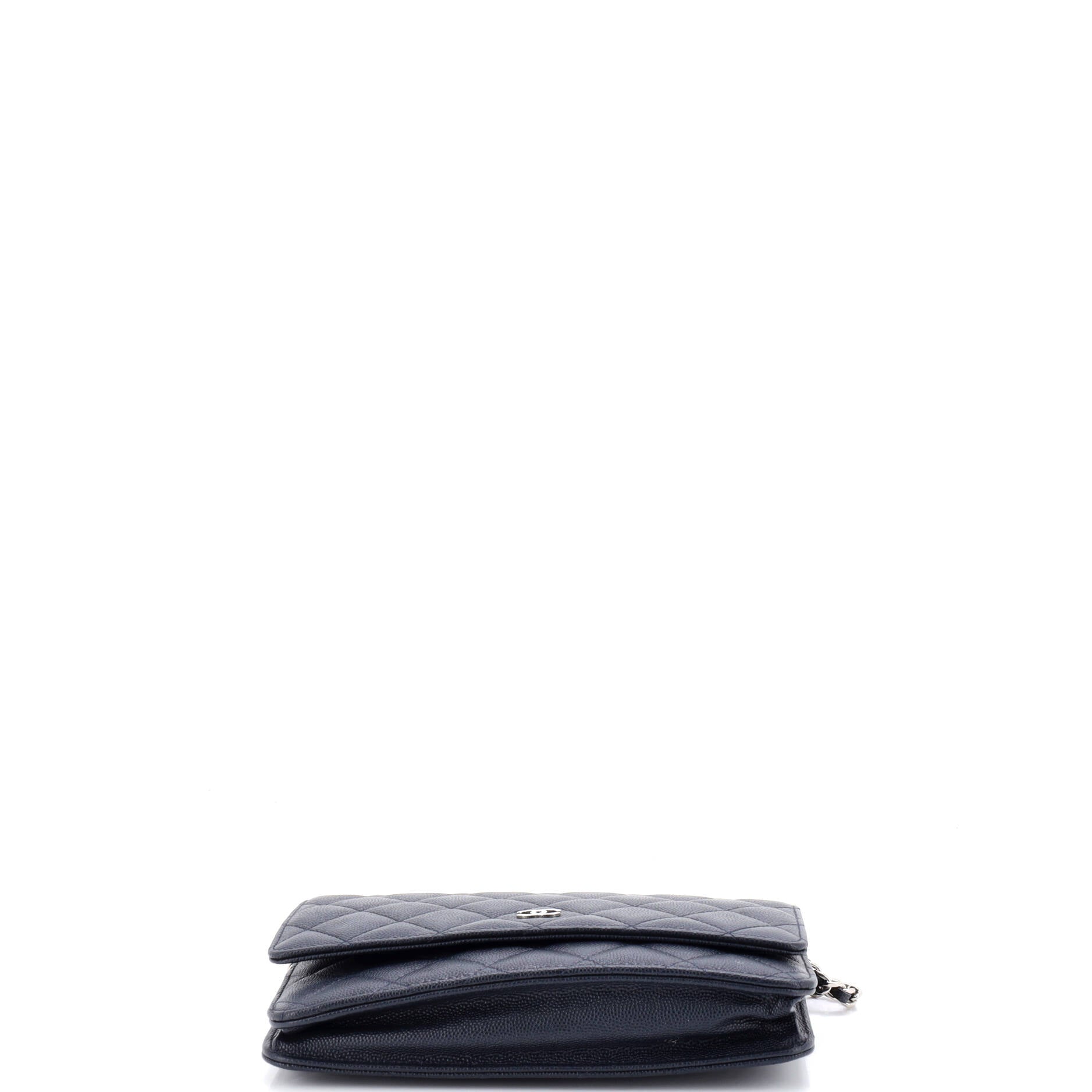 Wallet on Chain Quilted Caviar