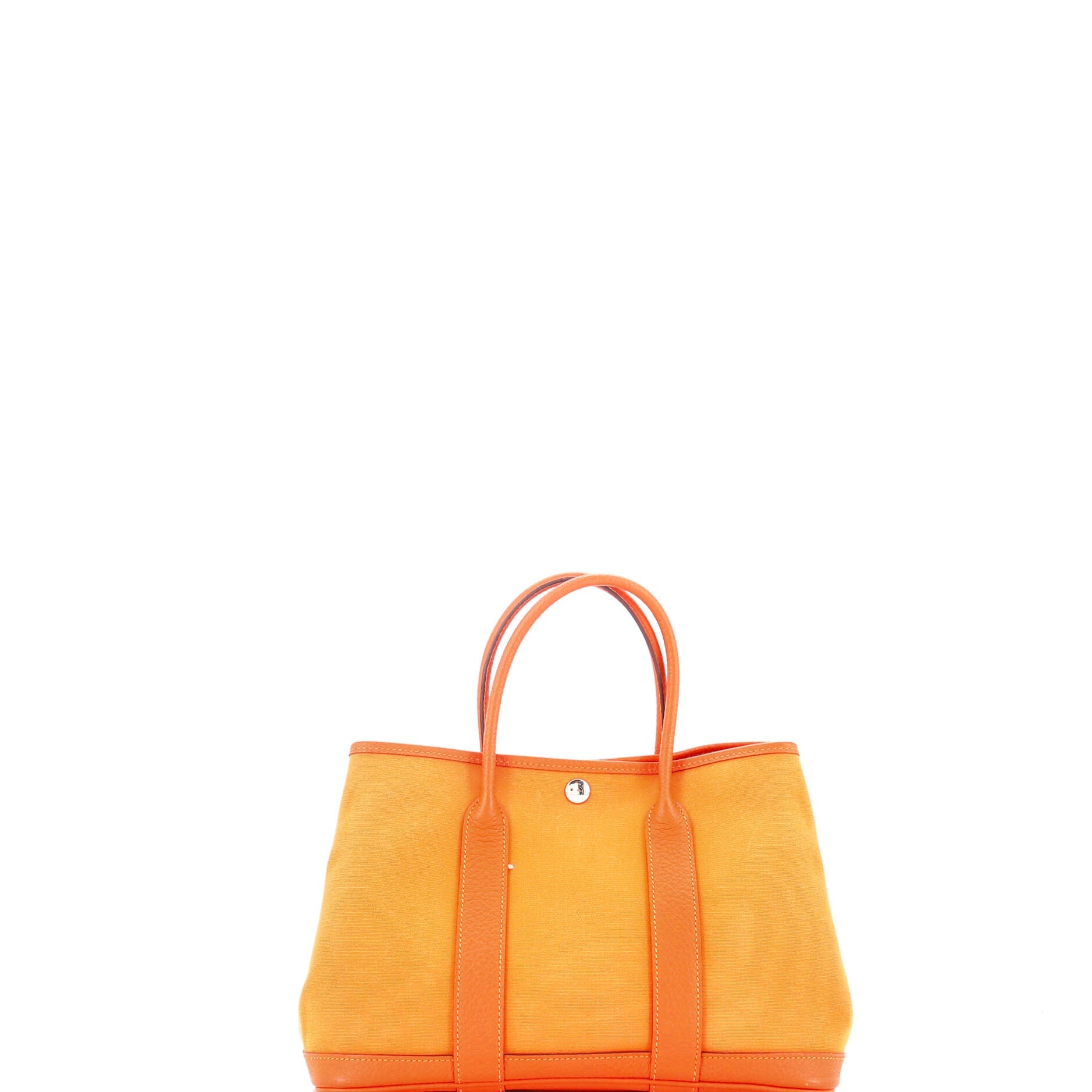 Garden Party Tote Toile and Leather 30