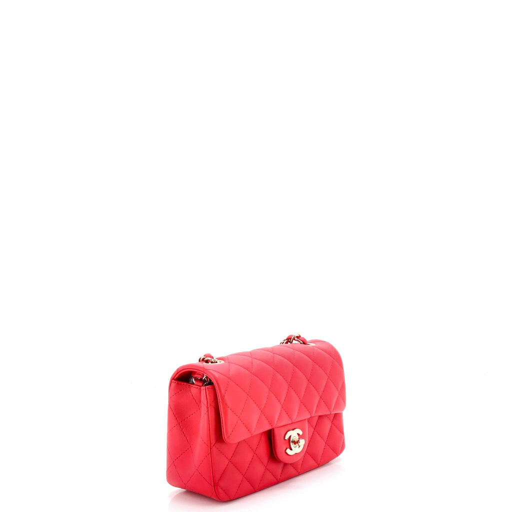 Classic Single Flap Bag Quilted Lambskin Mini