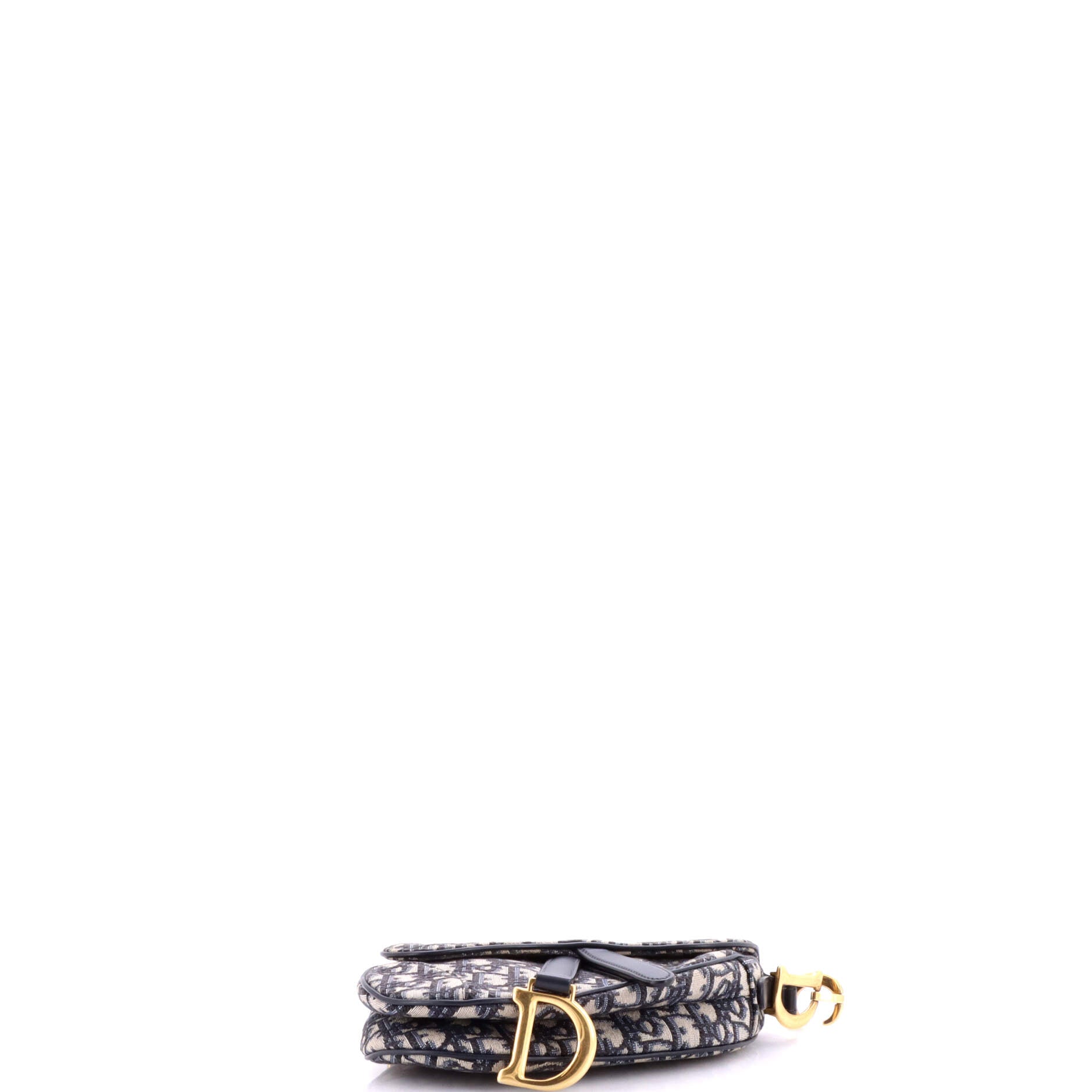 Saddle Handbag Oblique Canvas Mini