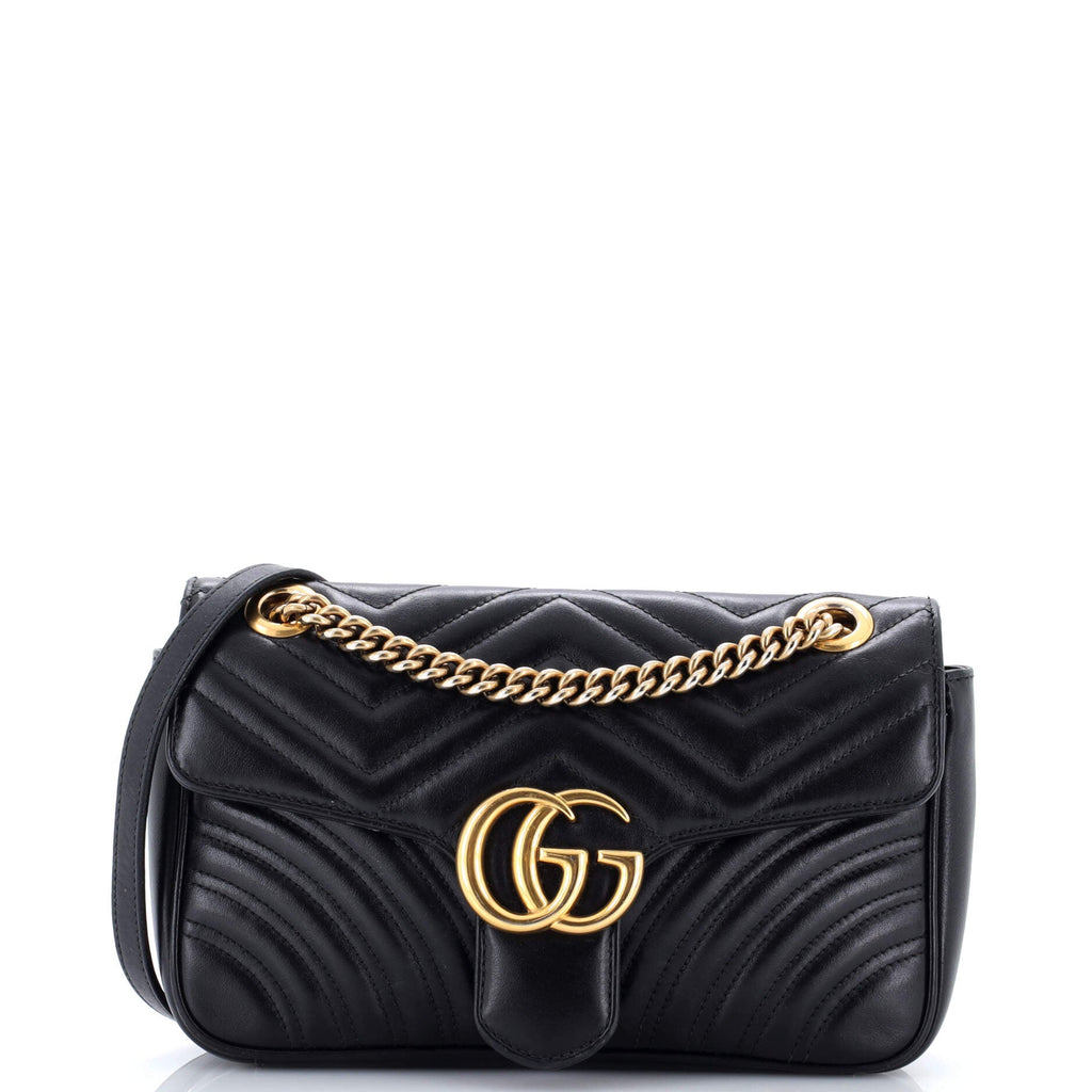 GG Marmont Flap Bag Matelasse Leather Medium
