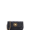 Medusa Icon Chain Flap Bag Quilted Leather Mini