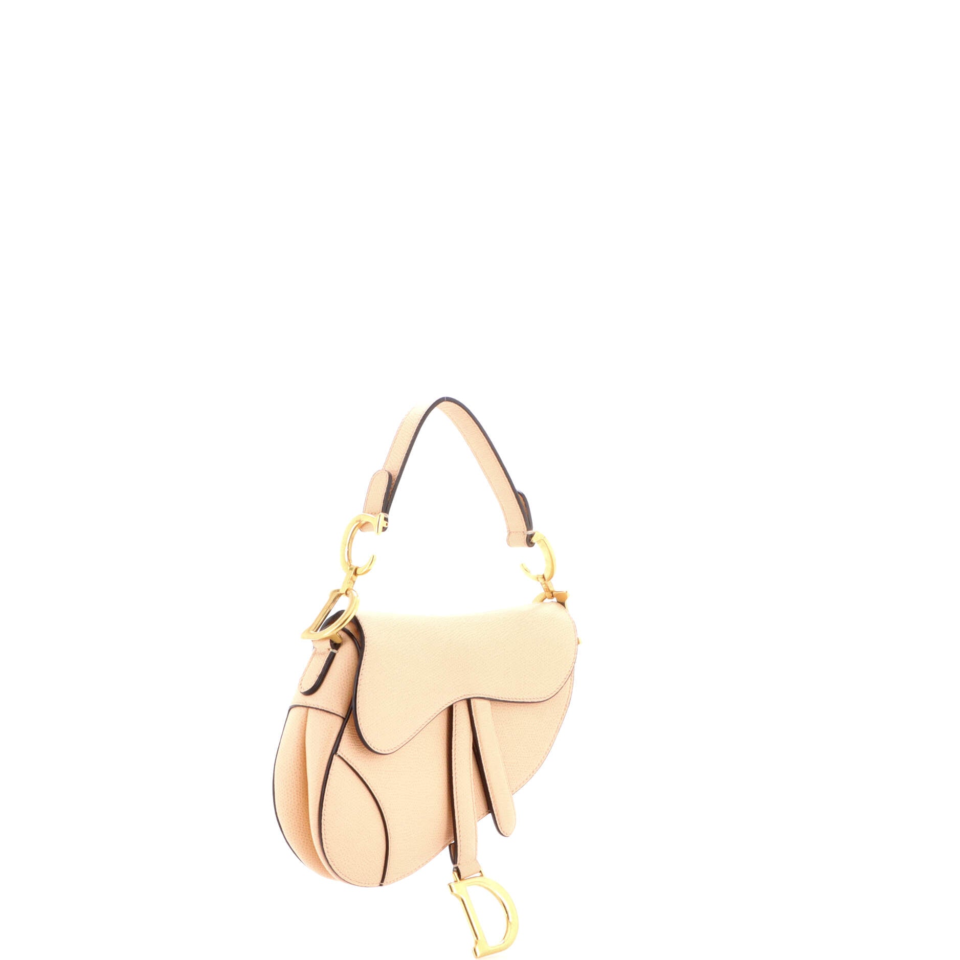 Saddle Handbag Leather Mini