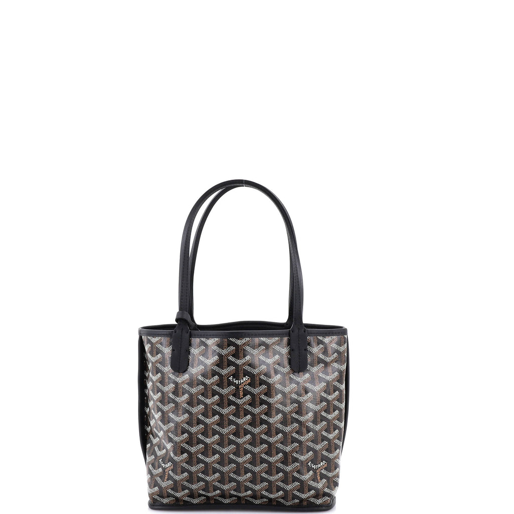 Anjou Reversible Tote Coated Canvas Mini