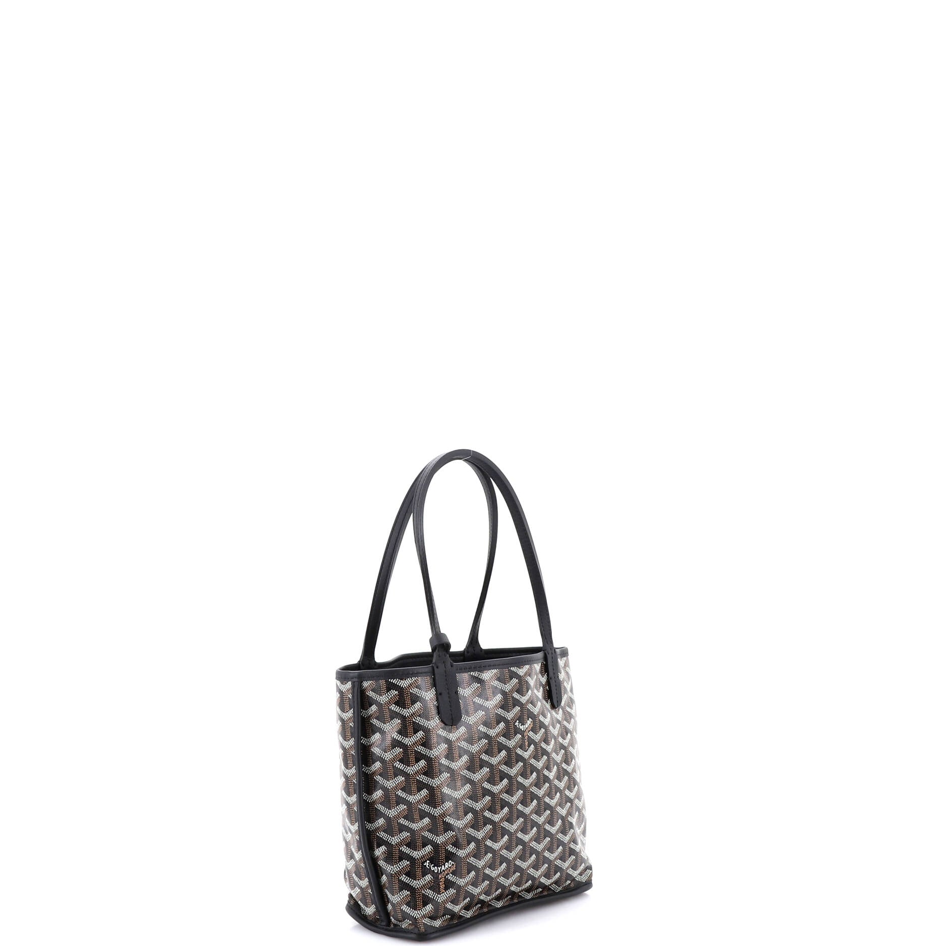 Anjou Reversible Tote Coated Canvas Mini