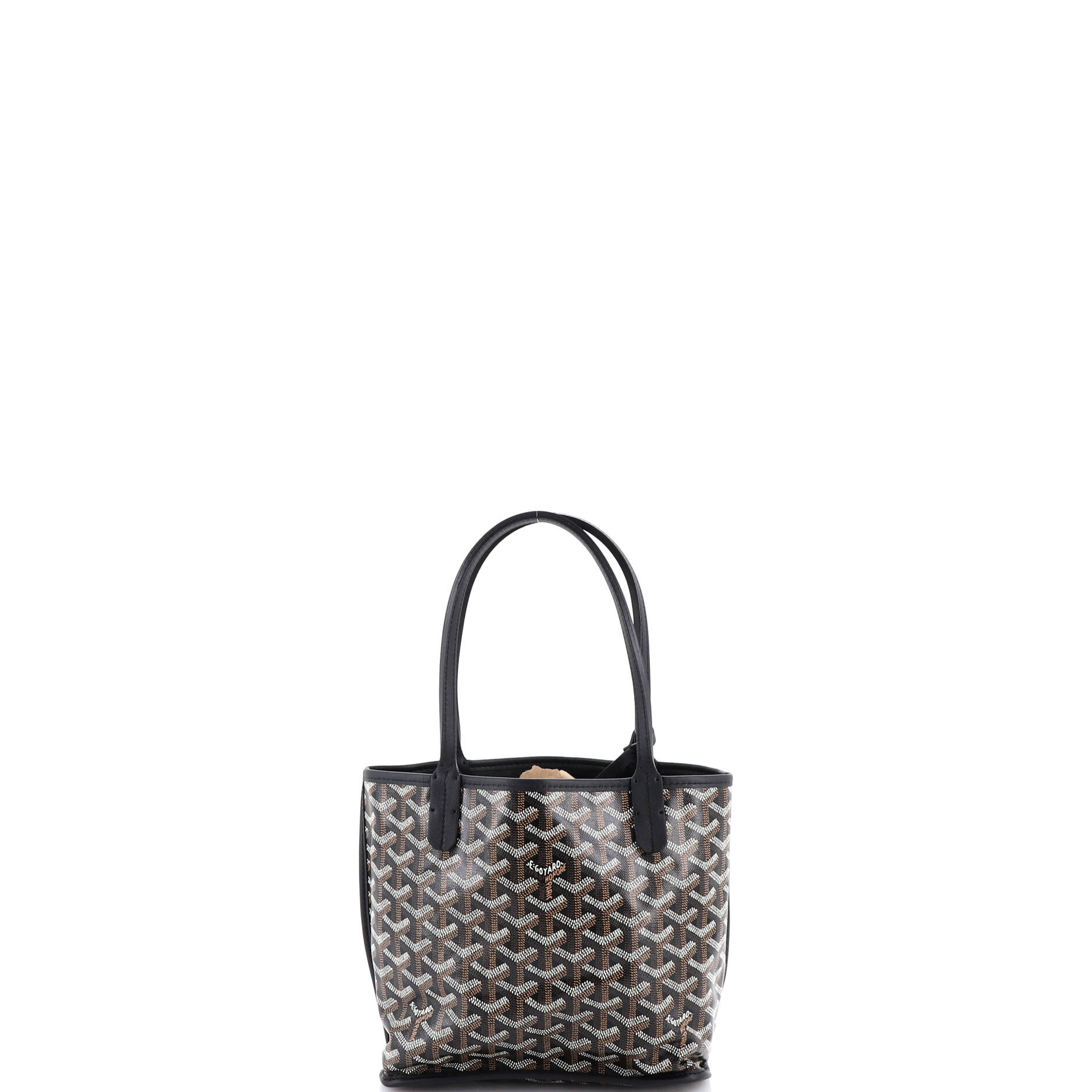 Anjou Reversible Tote Coated Canvas Mini