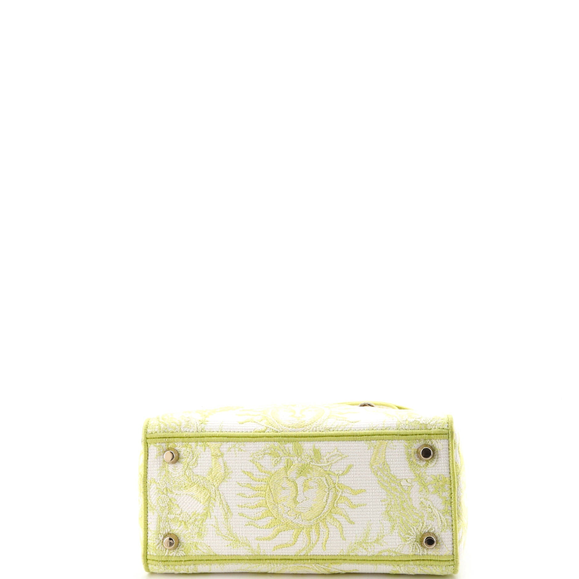Lady D-Lite Bag Embroidered Canvas Medium