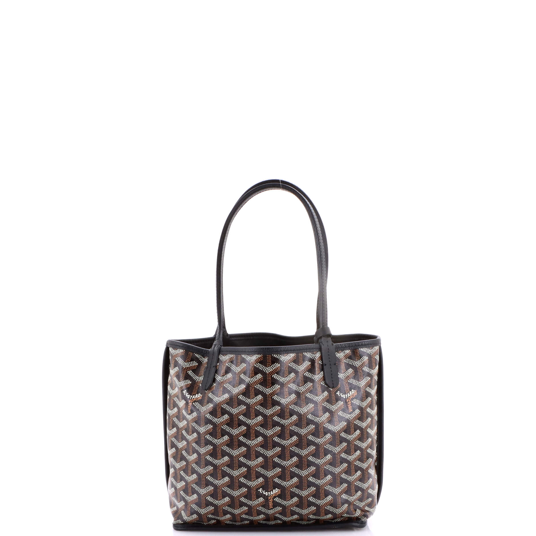 Anjou Reversible Tote Coated Canvas Mini