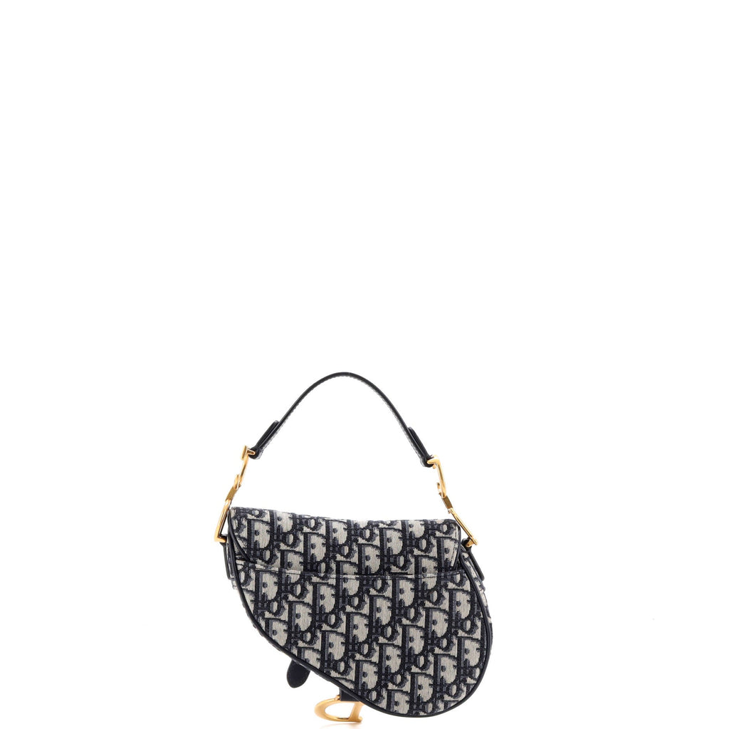 Saddle Handbag Oblique Canvas Mini