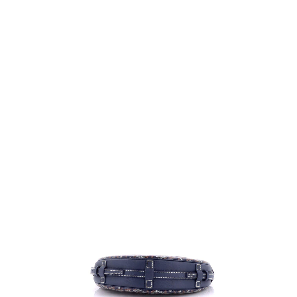 Hirondelle Shoulder Bag Coated Canvas and Leather