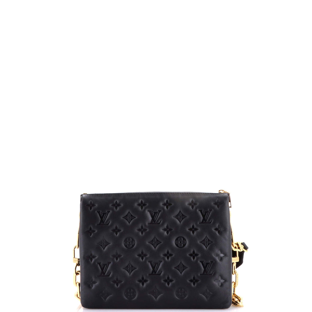 Coussin Bag Monogram Embossed Lambskin PM