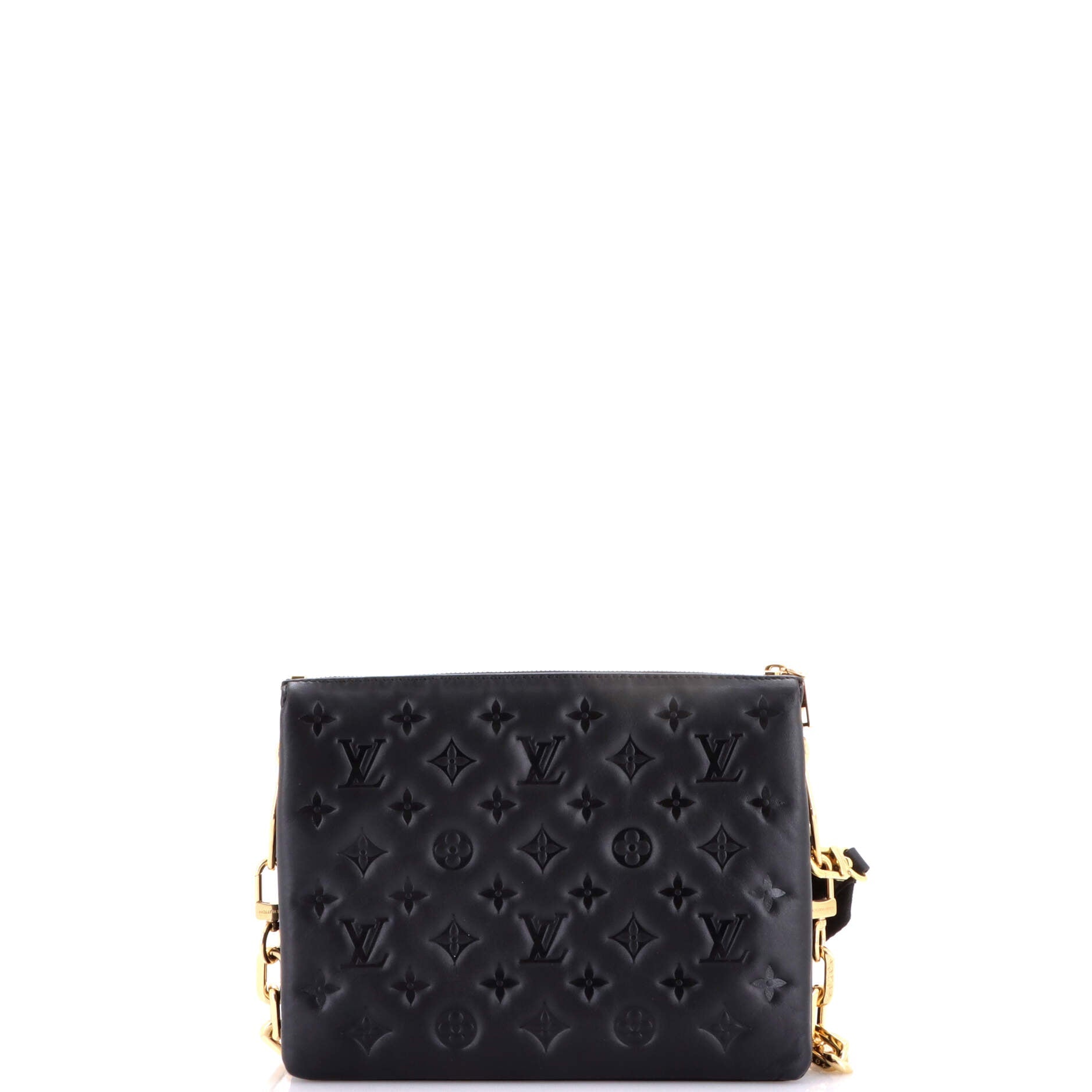 Coussin Bag Monogram Embossed Lambskin PM