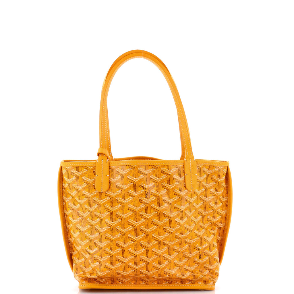 Anjou Reversible Tote Coated Canvas Mini