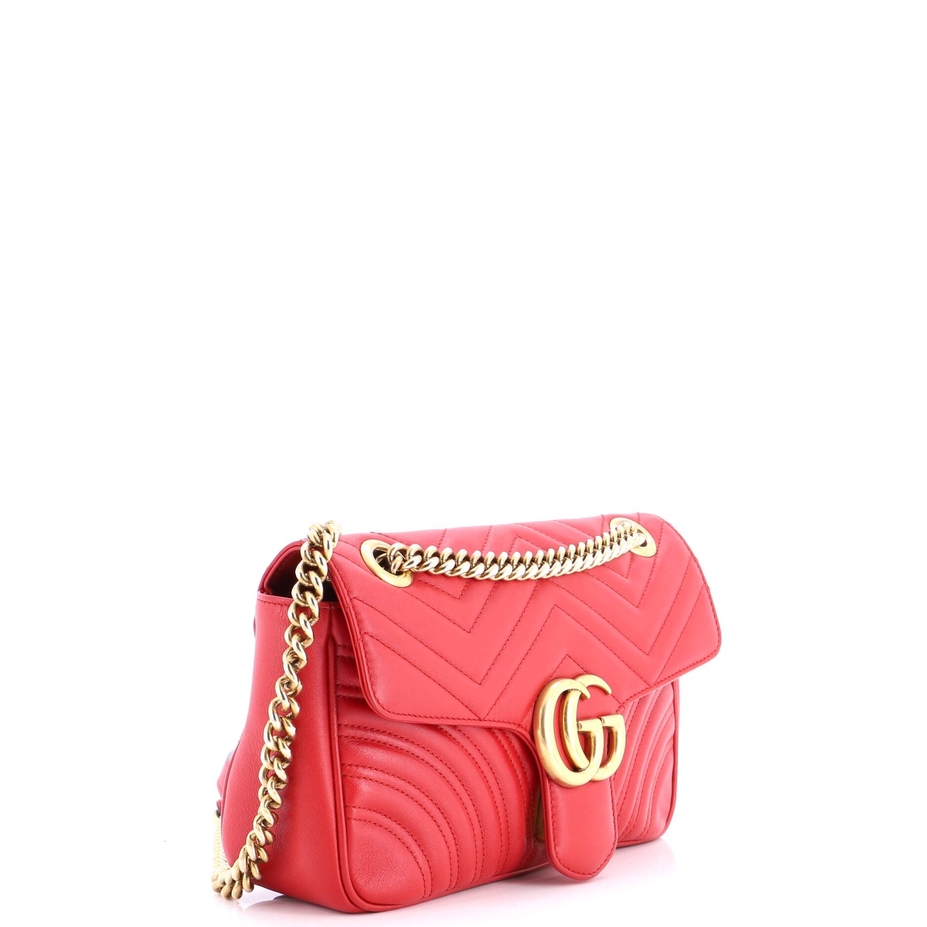 GG Marmont Flap Bag Matelasse Leather Medium