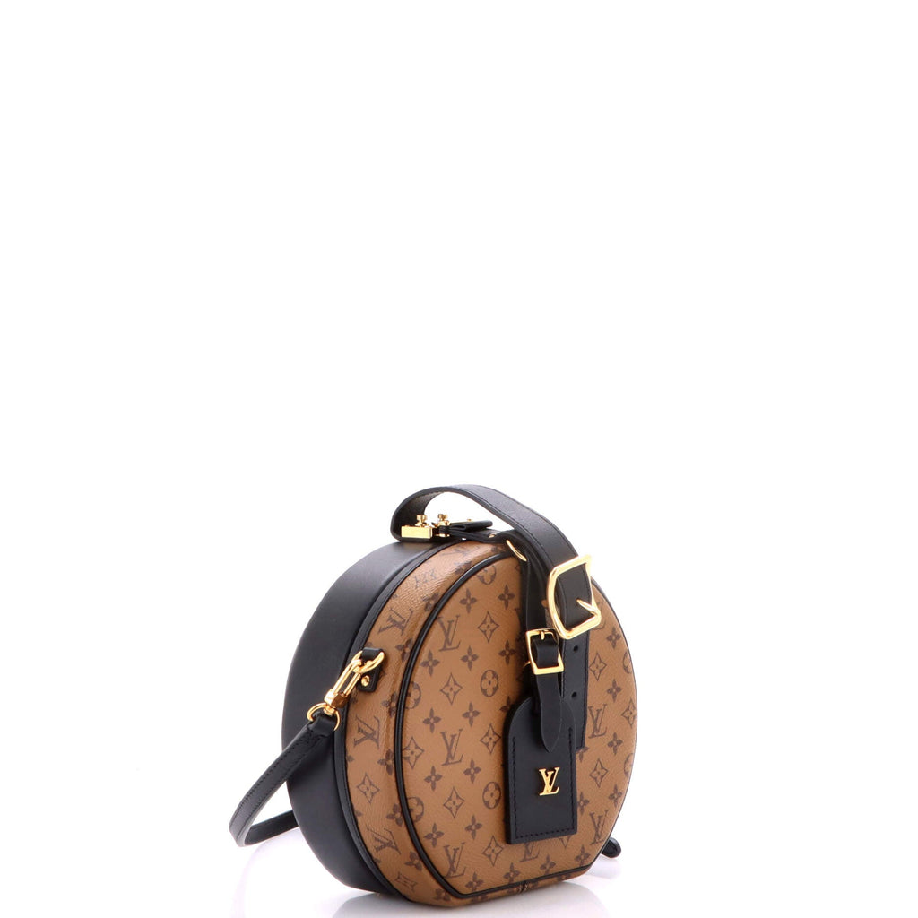 Petite Boite Chapeau Bag Reverse Monogram Canvas