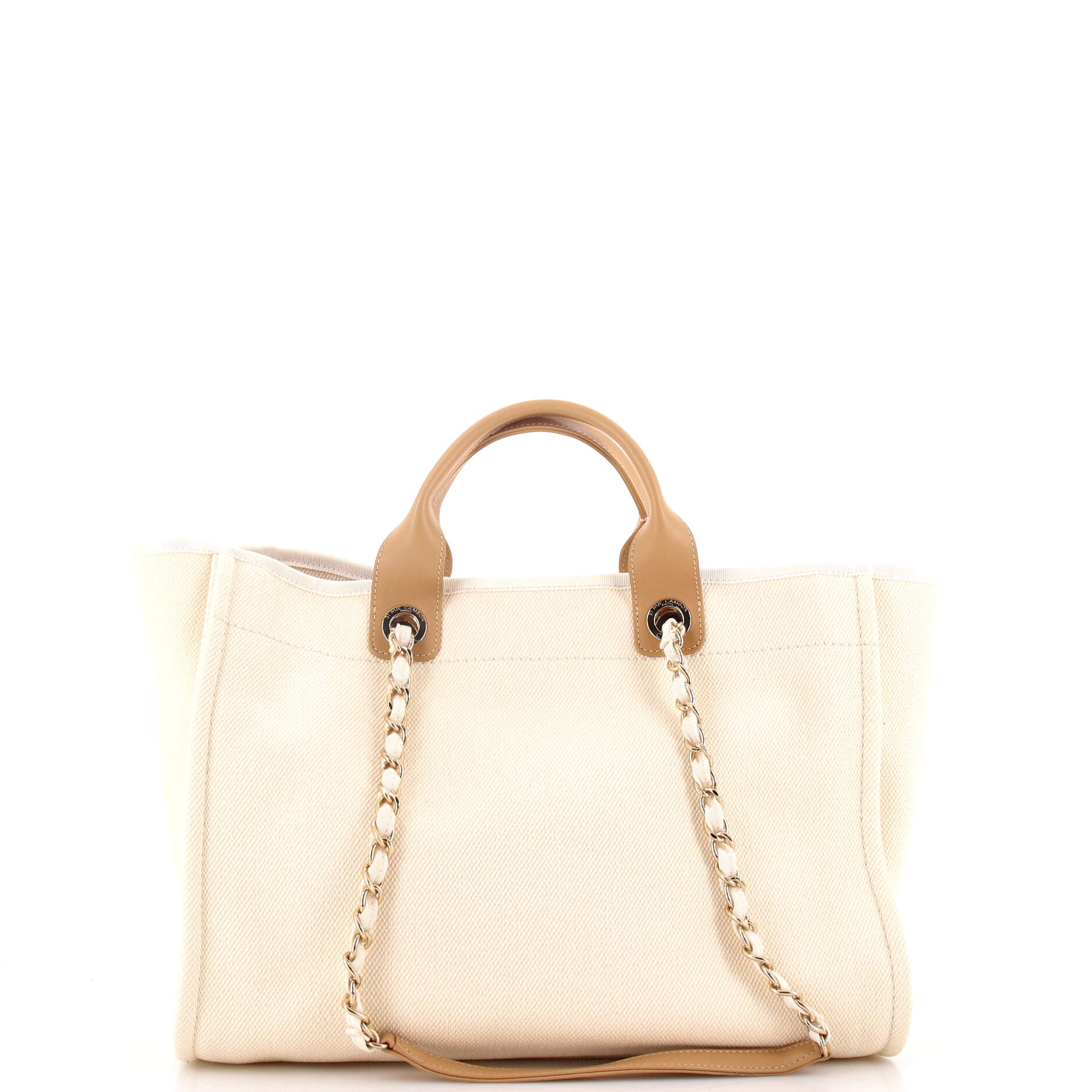 Deauville Tote Pearl Embellished Canvas Medium
