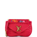 New Wave Chain Bag Quilted Leather MM