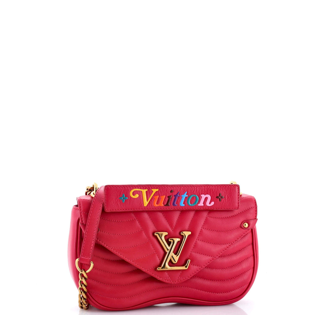 New Wave Chain Bag Quilted Leather MM