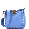 Rockstud Flip Lock Messenger Bag Leather Mini